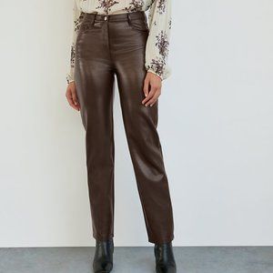 Aritzia Melina Pant in Rich Mocha Brown